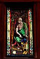 Old Philosopher Stained Glass Window by LaFarge, Crane Library