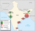 Pétrole et gaz - Péninsule indienne