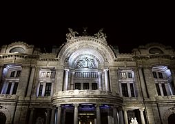 Palacio de Bellas Artes - Ciudad de México - Fachada Nocturna