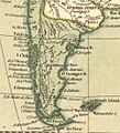 Patagonia, New Chili in 1808 - Laurie & Whittle (cropped)