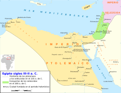 Ptolemaic Kingdom III-II century BC - es.svg
