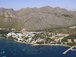 Vista del Puerto de Pollensa