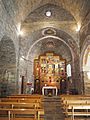 San Vicente de Labuerda. Interior del templo