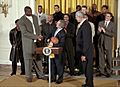 Shaq at the white house