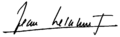 Signature de Jean Lecanuet - Archives nationales (France)