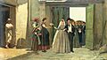 Silvestro Lega - gli sposi novelli - 1869