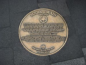 Archivo:Sydney writers walk mark twain