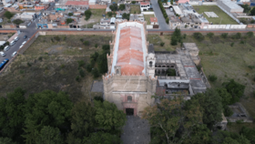 Templo y exconvento de San Miguel Arcángel, Huejotzingo, desde un dron 32.png
