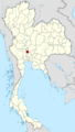 Thailand Ang Thong locator map