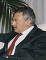 (Leguina) Felipe González recibe al presidente de la Comunidad de Madrid (cropped)