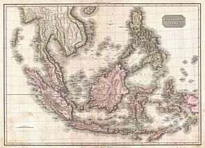 1818 Pinkerton Map of the East Indies and Southeast Asia (Singapore, Borneo, Java, Sumatra, Thailand - Geographicus - EastIndiaIslands-pinkerton-1818.jpg