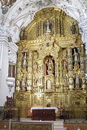 Archivo:Altar mayor Iglesia de los Descalzos (Écija)