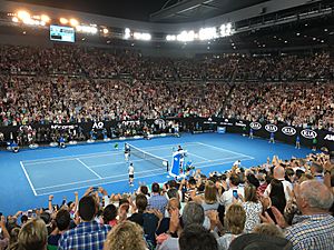 Archivo:Australian Open 2017 Final - Roger Federer vs Rafa Nadel (32604614845)