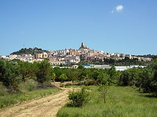 Banyeres. Vista des de la via verda.JPG
