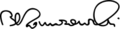 Bronisław Komorowski Signature