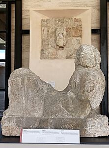 Chac Mool en la entada del Gran Museo de Chichén Itzá