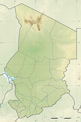Lago Chad ubicada en Chad