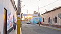 Chiclayo Street in Pimentel District, Chiclayo, Peru