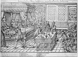 Archivo:Death of Henri II of France, circa 1559 Wellcome M0019802