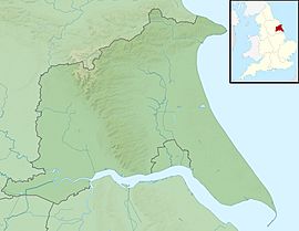 Cabo/punta Spurn ubicada en Yorkshire del Este
