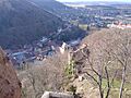Ferrette vue du château