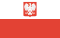 Flag of Poland (with coat of arms, 1955-1980)
