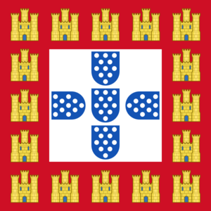 Archivo:Flag of the Kingdom of Portugal (1248–1385)