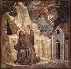 Archivo:Giotto - Sankt Franciskus stigmatisering