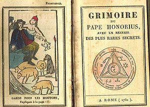 Archivo:Grimoire du Pape Honorius (allegedly 1760)