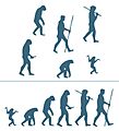 Lamarquismo-Evolución humana-02