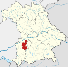 Locator map A in Bavaria.svg