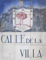Madrid (RPS 02-05-2014) Calle de la Villa, azulejo indicativo