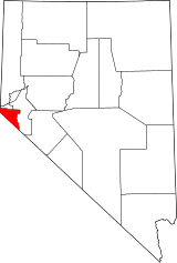 Map of Nevada highlighting Douglas County.svg