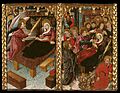 Master of Riglos - Annunciation of the Death and Dormition of the Virgin - Google Art Project