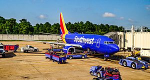 Archivo:N793SA Southwest Airlines Boeing 737-7H4 Serial Number 27888 (29958348588)