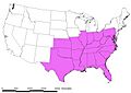 Passiflora incarnata map
