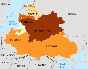 Archivo:Polish-Lithuanian Commonwealth at its maximum extent-es