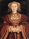 Archivo:Portrait Anne of Cleves by Hans Holbein the Younger (Louvre)