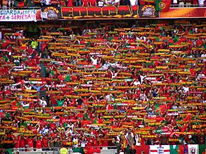 Archivo:Portugiesische Fans bei der Euro 2004