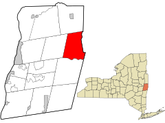 Rensselaer County New York incorporated and unincorporated areas Petersburgh highlighted.svg