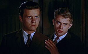 Archivo:Richard Davalos and James Dean in East of Eden trailer