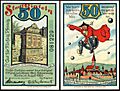 Rinteln 50 Pfennig 1920 Münchhausen