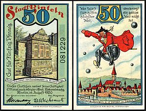 Archivo:Rinteln 50 Pfennig 1920 Münchhausen