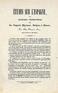 Archivo:Sanz Baeza, F. Études sur l'Espagne (c. 1845)