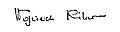 Signature of Wojciech Kilar (1962)