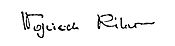 Signature of Wojciech Kilar (1962).jpg