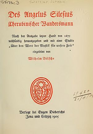 Archivo:Silesius, Angelus – Des Angelus Silesius Cherubinischer Wandersmann, 1905 – BEIC 3325036