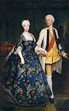 Sophie von Preußen mit ihrem Gemahl Markgraf Friedrich Wilhelm von Brandenburg-Schwedt (Pesne).jpg