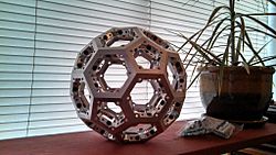 Truncated icosahedron by Sean Journot