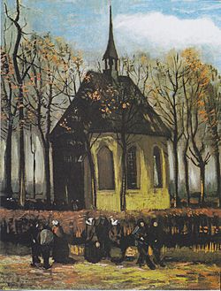 Van Gogh - Die Kirche von Nuenen mit Kirchgängern.jpeg